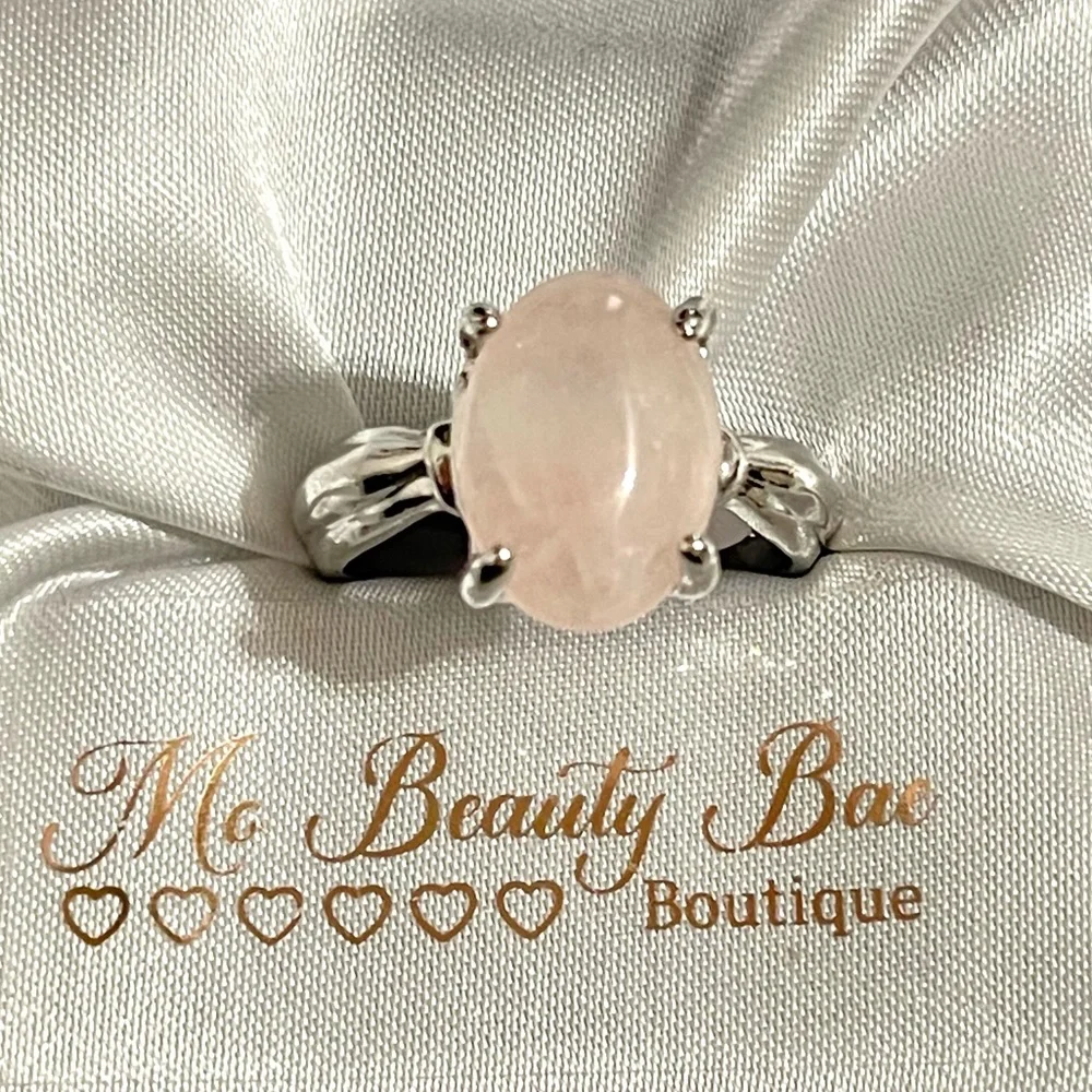 Rose Quartz Ring - Picture 1 of 5